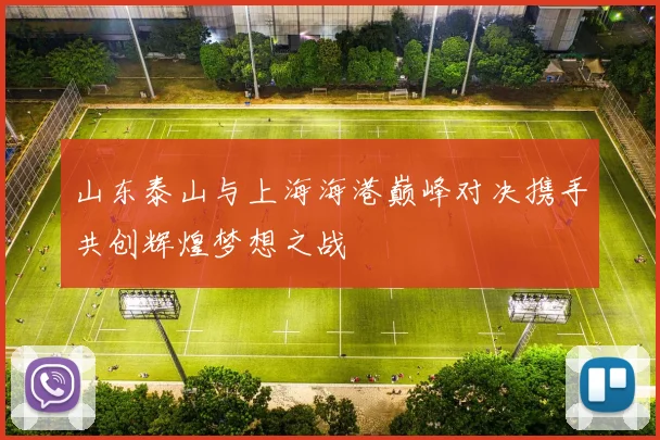 山东泰山与上海海港巅峰对决携手共创辉煌梦想之战